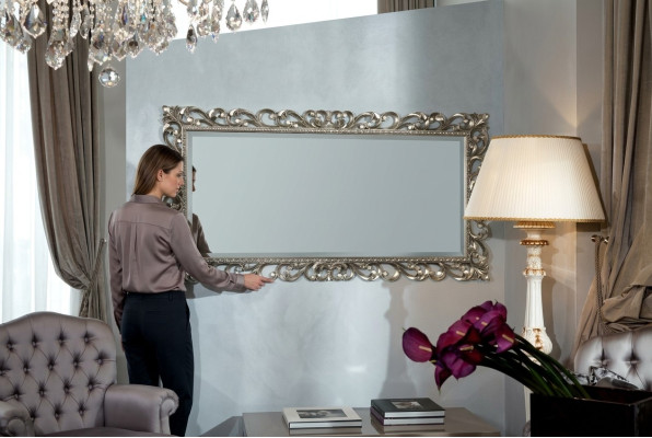 Freestanding mirror large mirror xxl royal antique art nouveau design furniture new SP6330