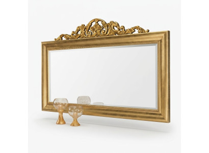 Mirror Wall Mirror Rectangular Hallway Mirror Wood Wall Decoration Little Mirror Baroque