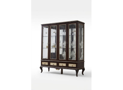 Classic display cabinet, Italian furniture, glass display cases, new.