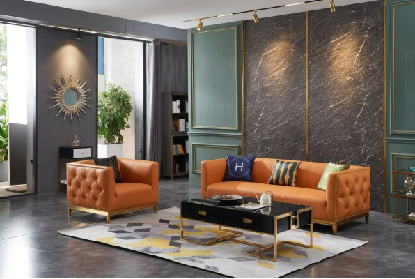 Classic sofa couch upholstery 3+1 seater couches leather seating suite