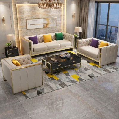 Sofa Suite 3+2+1 Seater Set Design Sofa Upholstered Couches Couch Modern Luxury