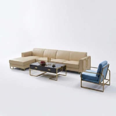 Design upholstered couch living landscape corner sofa upholstery seat suite sofa L shape