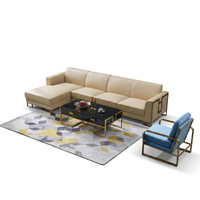 L-shaped sectional landscape corner sofa couch design upholstered suite sofa corner