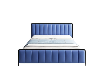 Design double bed leather bed beds bed leather bedroom upholstery marriage 180x200