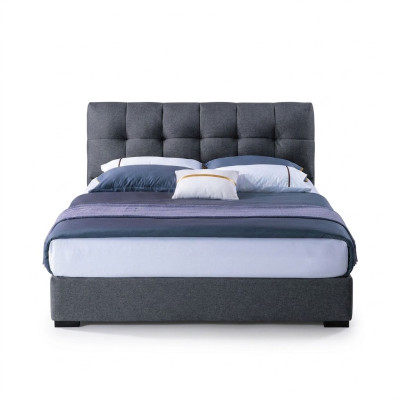 Luxury bed design double hotel beds marital bedroom blue style white