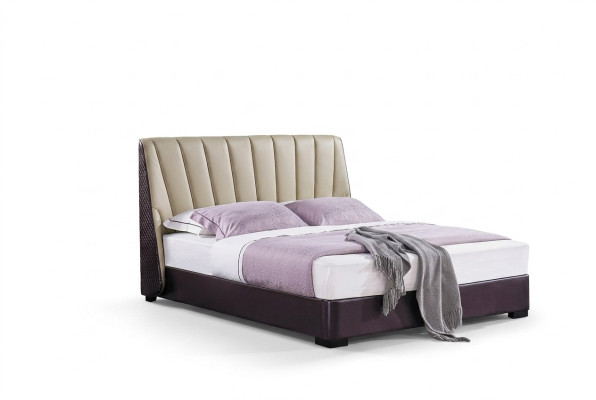 Bed Upholstered Bed Luxury Bedroom Design Beds Textile Wood Bed Frame New
