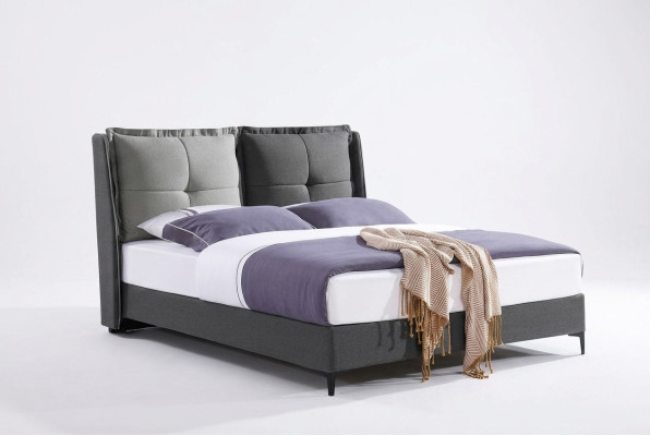 Bed Cushion Design. Luxury Double Hotel Beds Wedding Bedroom Leather