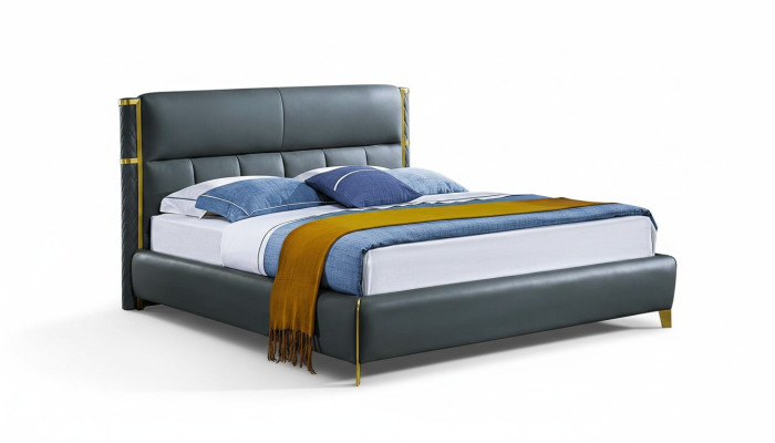 Luxury bed upholstery design double beds hotel marital bedroom textile