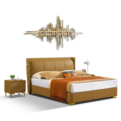 Bedroom bed upholstered bed double bed beds big design luxury double