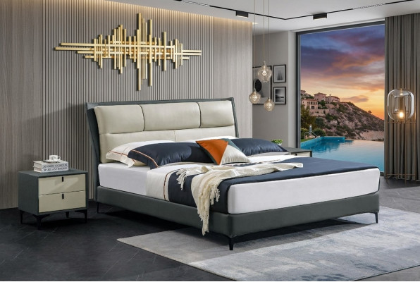 Bed Bedroom Sets Designer Luxury Beds Complete Set 2x Nightstands