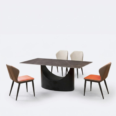 Design dining set 4 chairs set room group 5 pieces. Marble tables