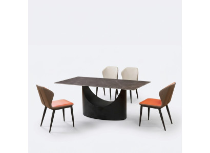 Design dining set 4 chairs set room group 5 pieces. Marble tables