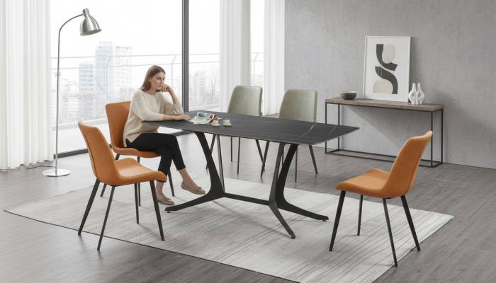 Designer dining table table dining room decor living room design tables 180x90cm