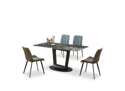 Luxury table dining table tables design stainless steel furniture dining room 180x90