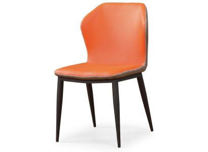 Chair set seat cushion suite modern dining room chairs backrest leather wood