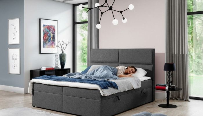 Designer Bett Chesterfield Textile Hotel Beds Double Bedroom Luxury 180x200