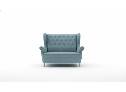 Bank Chesterfield Two-Seater 2-Seater Sofa Couch Upholstered Velvet Sofas
