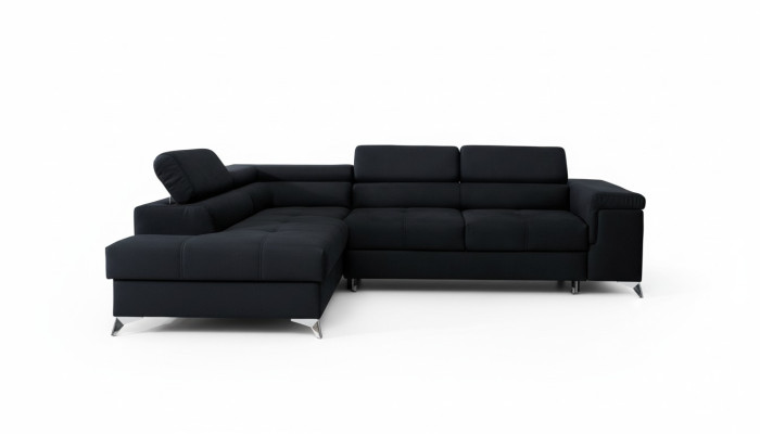 Design sofa couch corner sofa textile upholstery ensemble living landscape corner set new