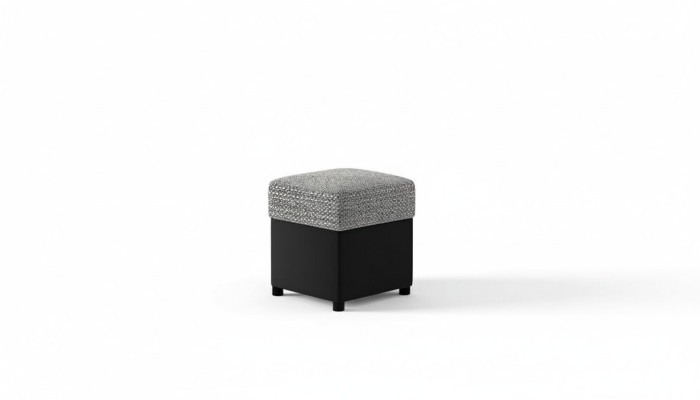 Designer luxury stool upholstered seat textile relax side sofa bench