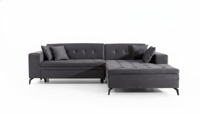 Design living landscape L-shaped corner sofa couch upholstery fabric suite sofa corner new