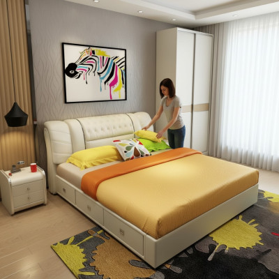Luxury bedroom bed upholstery double beds 180x200 furniture designer furnishings