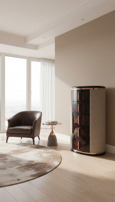 Tall dresser, brown luxury cabinet, modern design furniture, wood dressers, living room.