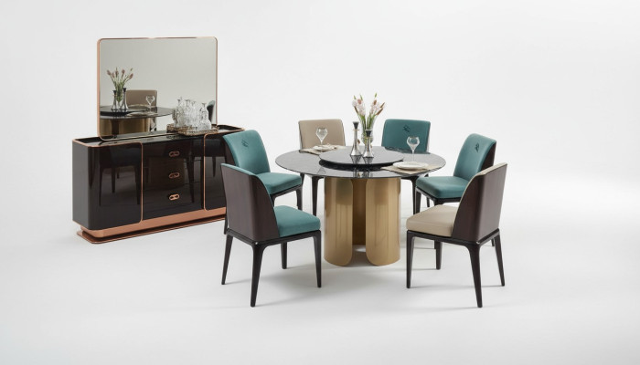 Chair Blue Dining Room Modern Chairs Design Furniture Luxury Designer Interior New