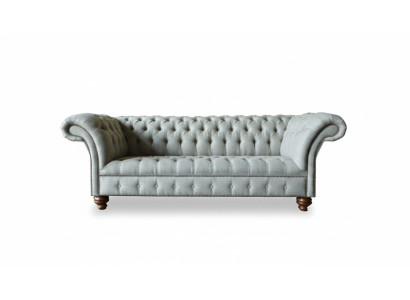 Chesterfield 3-seater living room modern light gray couch sofa new creative fabric