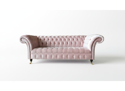 Chesterfield 3-Seater Light Pink Creative Furniture New Living Room Modern Design Sofa
