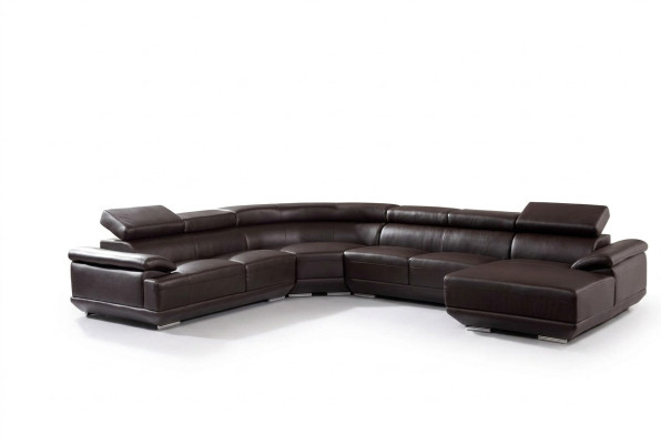 Living area leather corner sofa with USB, sofa couch upholstered corner suite.
