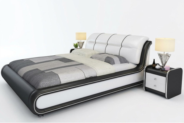 Double Beds Royal Bed Bedroom Luxury Italian Style Furniture 180x200cm