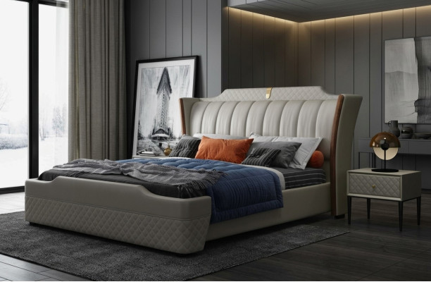 Italian style furniture design beds modern frame bedroom