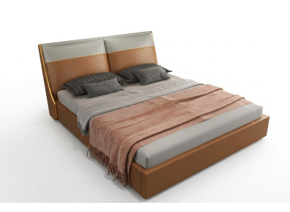 Designer bed bedroom beds textile leather hotel luxury upholstery velvet fabric