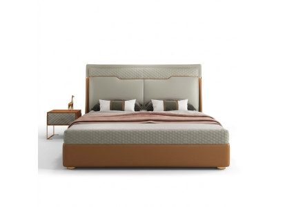Luxury bedroom bed upholstery design luxury double beds leather hotel