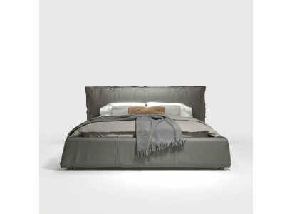 Design leather bed double marriage modern hotel luxury sleep bedroom beds