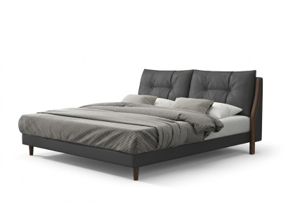 Hotel bed luxury design beds upholstery wood leather bedroom 180x200