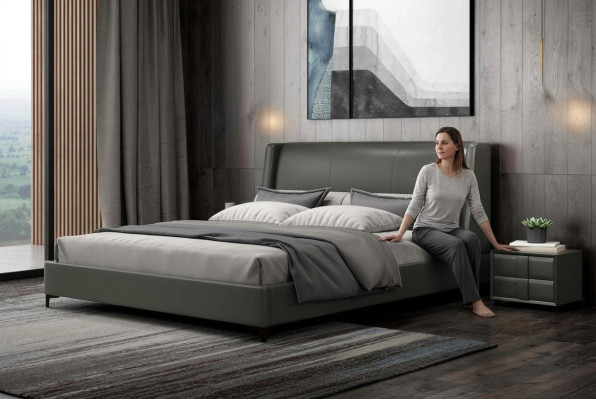 Bed, Cushion, Design, Luxury, Double, Hotel, Beds, Double, 180x200cm, Sleep, Room, Metal