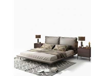 Double bed, bed, matrimonial bed, design, luxury, luxe, beds, designer bed, textile.