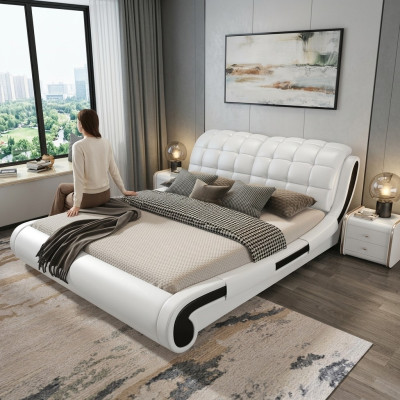 Double bed Bed Marital bed Design Upholstered bed Designer bed Leather beds