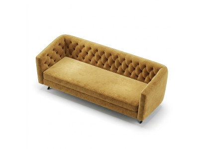 Italian style furniture 3-seater couch sofa upholstered fabric fabric sofa couches
