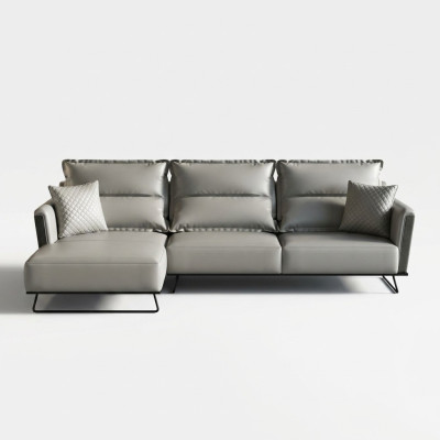 Designer leather sofa corner sofa upholstered corner couch seat L-shaped suite sofa