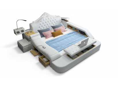 Multifunctional bed beds decor double bed double bed upholstered bed bedroom