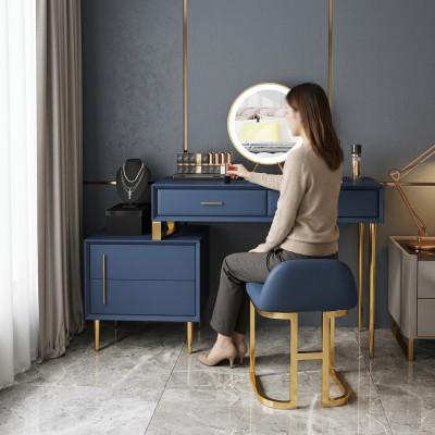 Dressing Table Mirror Stool Complete Decor Set Dresser Bedroom New