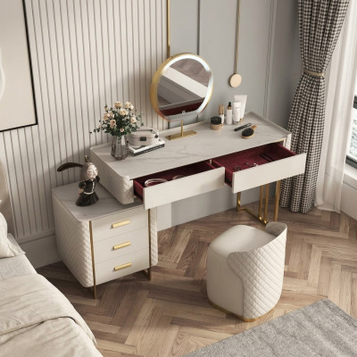 Makeup table chair, dressing table, console table, makeup dresser, cosmetics