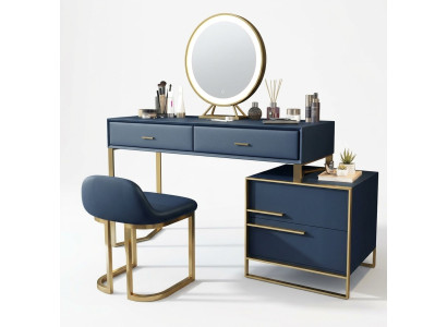Dressing table mirror stool complete set dresser bedroom