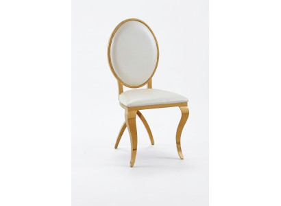 Luxury Textile Stainless Steel Armchair Dining Room Design Chair Upholstered Chair