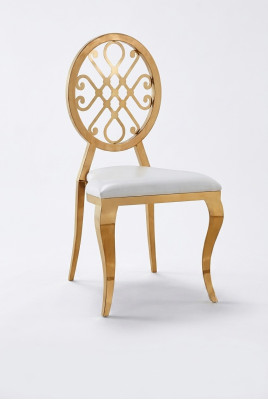 Design chair, armchair, upholstered chairs, luxury fabric, stainless steel, armchair, dining room.