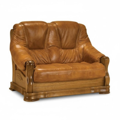 Sofas 2-Seater Designer Two-Seater Leather Sofa Living Room Couches Upholstered Sofa