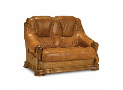 Sofas 2-Seater Designer Two-Seater Leather Sofa Living Room Couches Upholstered Sofa