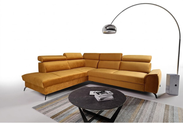 Sectional L-shaped sofa new modern sleep couches upholstered furniture